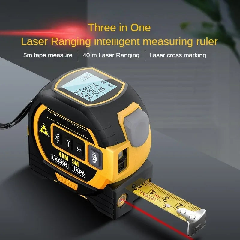 PrecisionMeasure 3-in-1 Laser Measuring Tool