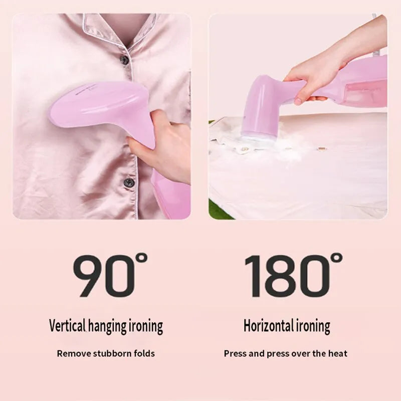 Portable Handheld Garment Steamer - Quick & Easy Wrinkle Removal